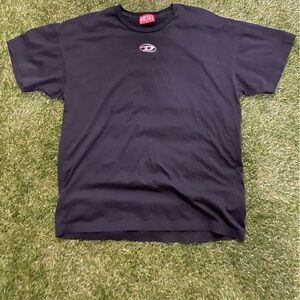Diesel Classic Black Short Sleeve Tee